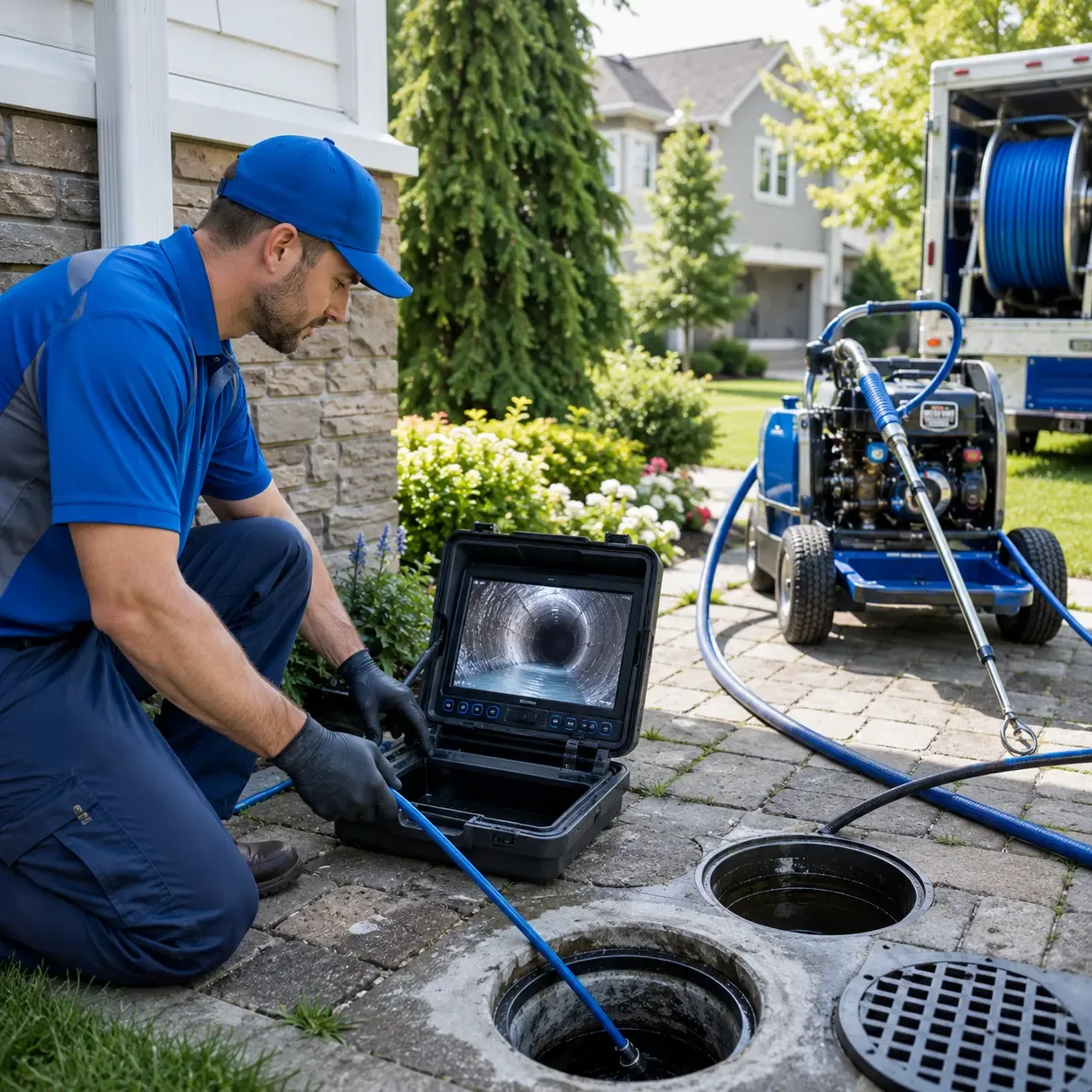 Outdoor drain cleaning professionals serving Ghent, WV